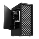 Zalman T7 datoru korpuss & statnis Midi Tower Melns