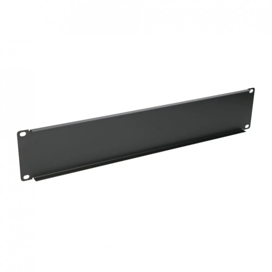 Extralink Front Blank Panel 2U 19" Black – 3