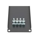 Extralink Front Blank Panel 2U 19" Black Extralink Front Blank Panel 2U 19" Black