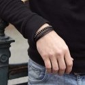 Troli Modern Men's Leather Bracelet Leather Troli Modern Men's Leather Bracelet Leather