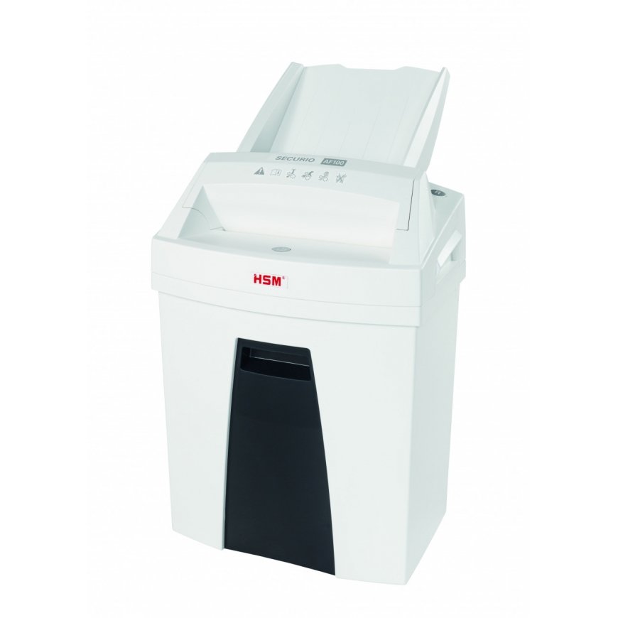 HSM Securio AF100 paper shredder Particle-cut shredding 60 dB 22.5 cm Black, White