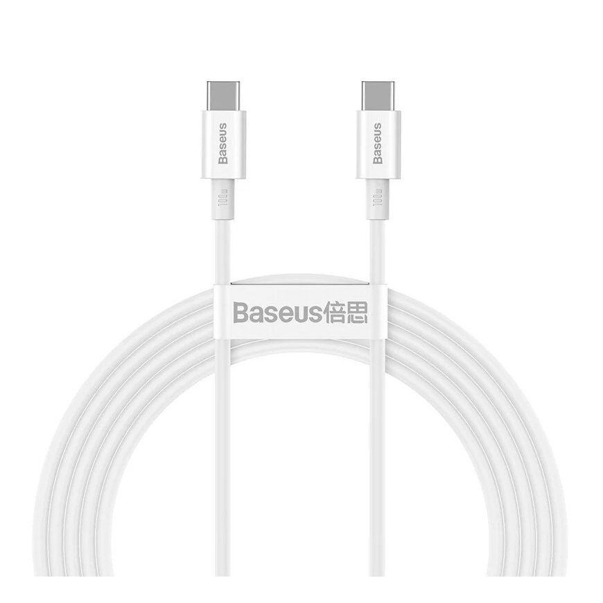 Baseus Superior USB-kaapeli USB 2.0 1 m USB C Valkoinen