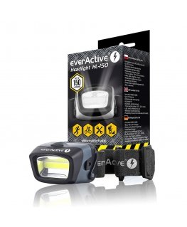 Everactive HL150 электрический фонарь Черный Фонарь налобный COB LED