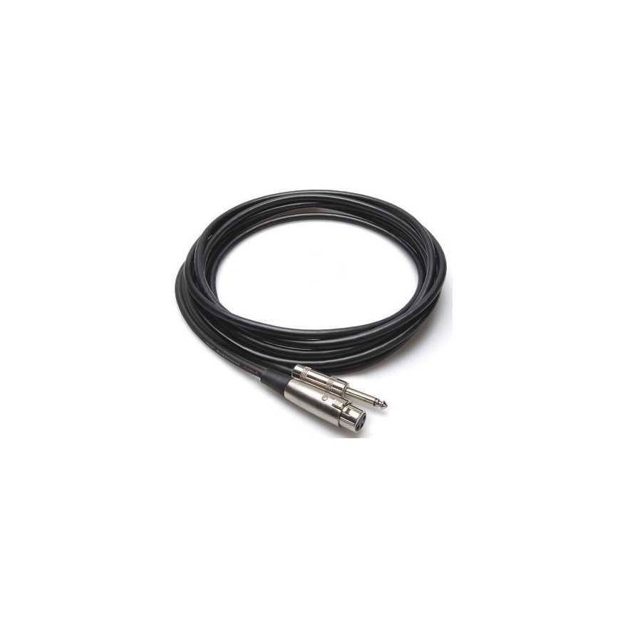 Hosa Technology XLR3/TS audiokaapeli 3,05 m XLR (3-pin) musta