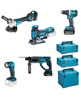 Makita DLX5044TJ juhtmevabad liitkomplekt