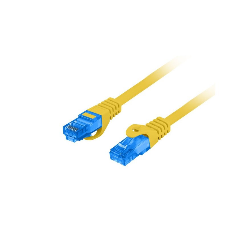 Lanberg PCF6A-10CC-0050-Y networking cable Yellow 0.5 m Cat6a S/FTP (S-STP) – 2
