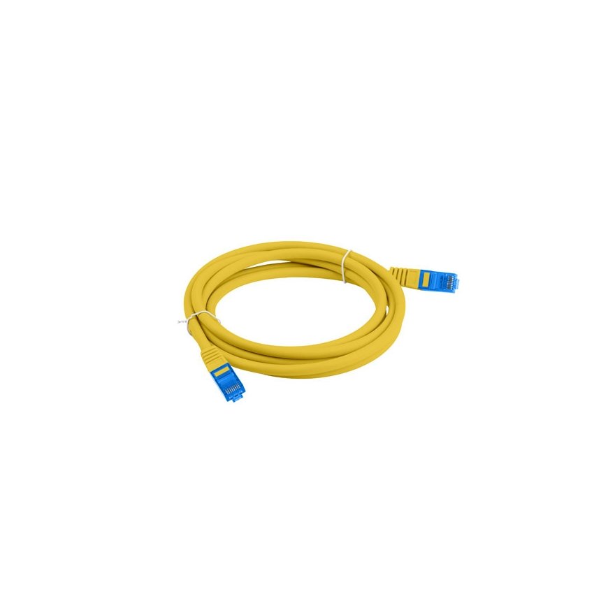 Lanberg PCF6A-10CC-0050-Y networking cable Yellow 0.5 m Cat6a S/FTP (S-STP) – 3