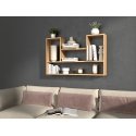 Topeshop BILBAO 4P ARTISAN lentyna Slanki lentyna Kabinamas ant sienos Smulkinių plokštė Ąžuolas Topeshop BILBAO 4P ARTISAN lentyna Slanki lentyna Kabinamas ant sienos Smulkinių plokštė Ąžuolas