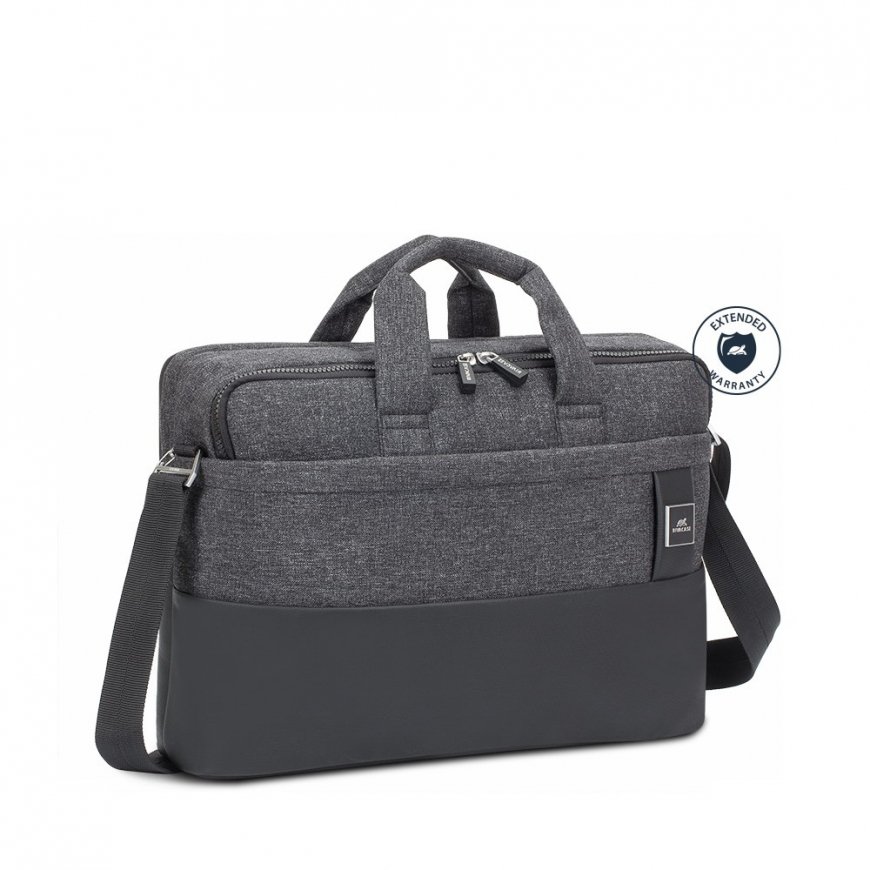 Rivacase 8831BLACKMELANGE 40,6 cm (16") Portfelis Pelēks – 2