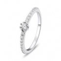 Brilio Silver Delicate silver ring with zircons RI023W Brilio Silver Delicate silver ring with zircons RI023W