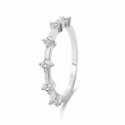 Brilio Silver Delicate silver ring with zircons RI023W Brilio Silver Delicate silver ring with zircons RI023W