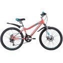 Novatrack Детский скоростной велосипед 24" NOVARA коралл