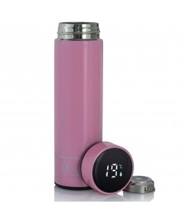 Extralink MUG-SMART500 PINK kelioninis puodelis 500 ml Rožinė Nerūdijančiojo plieno