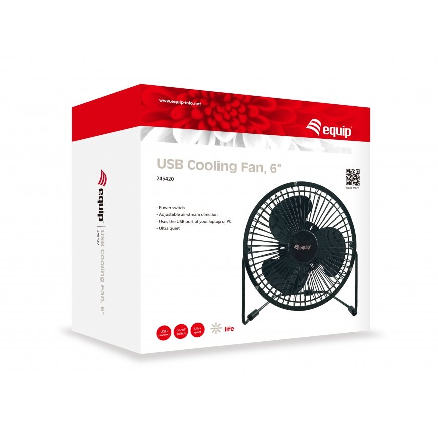 Equip 245420 koduventilaator Must – 4