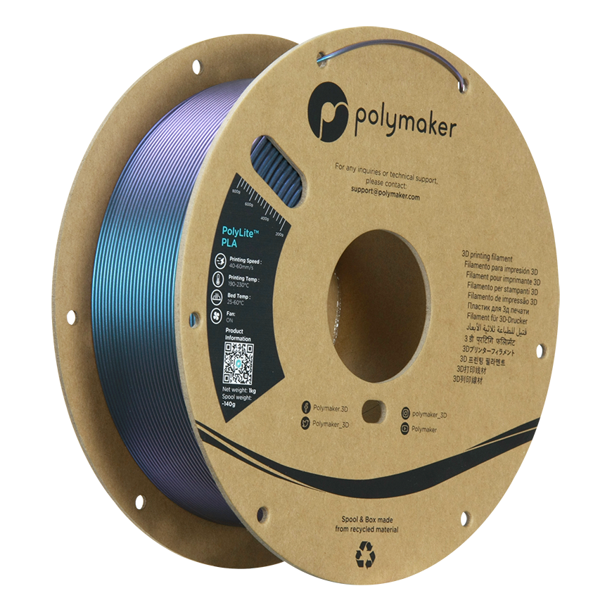 Polymaker PolyLite PLA Starlight - 1kg - 1.75mm - Twilight