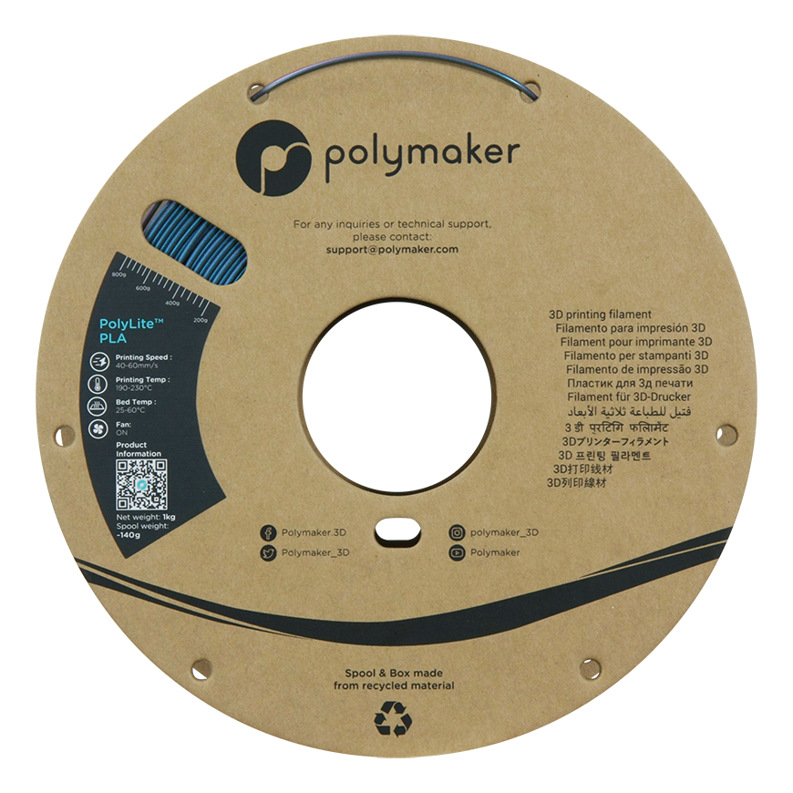 Polymaker PolyLite PLA Starlight - 1kg - 1.75mm - Twilight – 3