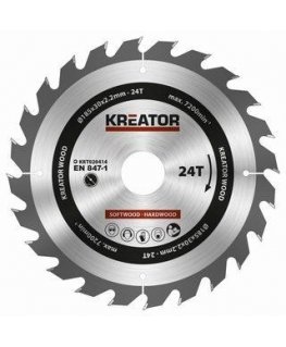 KREATOR Pjovimo diskas medienai 185 mm