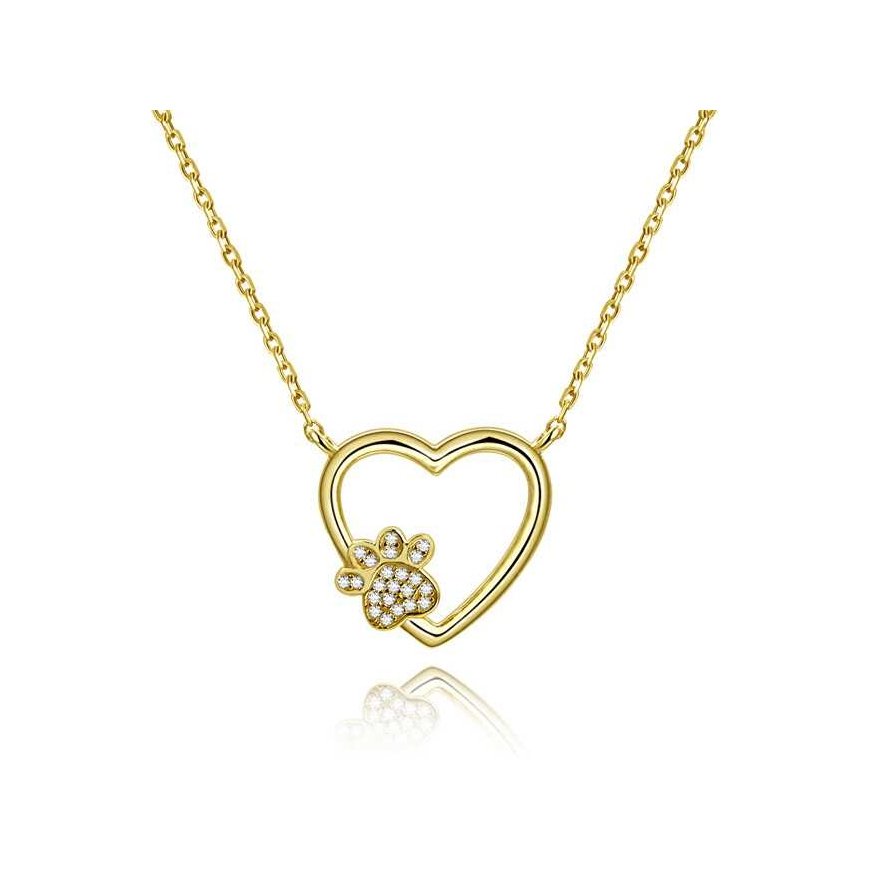 Beneto Gold necklace Love for a pet AGS702 / 48-GOLD