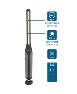 Ladattava LED-taskulamppu, USB-C, Li-pol, 700 lm, IL700R, ANSMANN