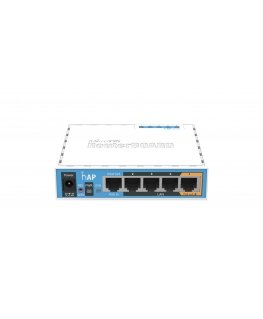 Mikrotik hAP Valkoinen Power over Ethernet -tuki