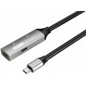 PREMIUMCORD USB-C toistin ja jatkojohto uros-naaras, 5Gbps Alumiini 10m PREMIUMCORD USB-C toistin ja jatkojohto uros-naaras, 5Gbps Alumiini 10m