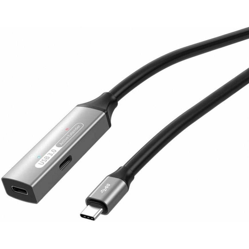 PREMIUMCORD USB-C repeater and extension cable male-female, 5Gbps Aluminum 10m – 2