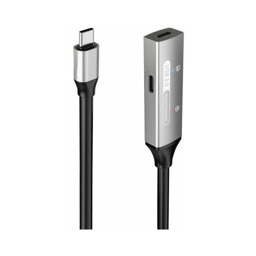 PREMIUMCORD USB-C repeater and extension cable male-female, 5Gbps Aluminum 10m – 3