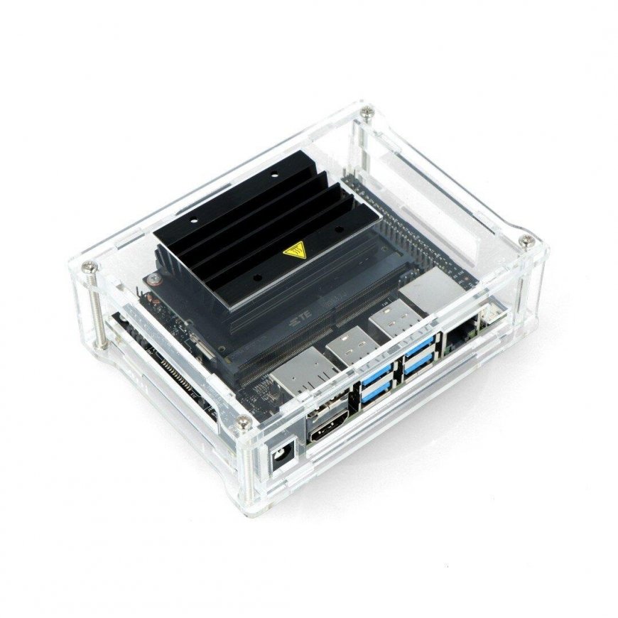 Acrylic case for Nvidia Jetson Nano, clear, Waveshare 16566