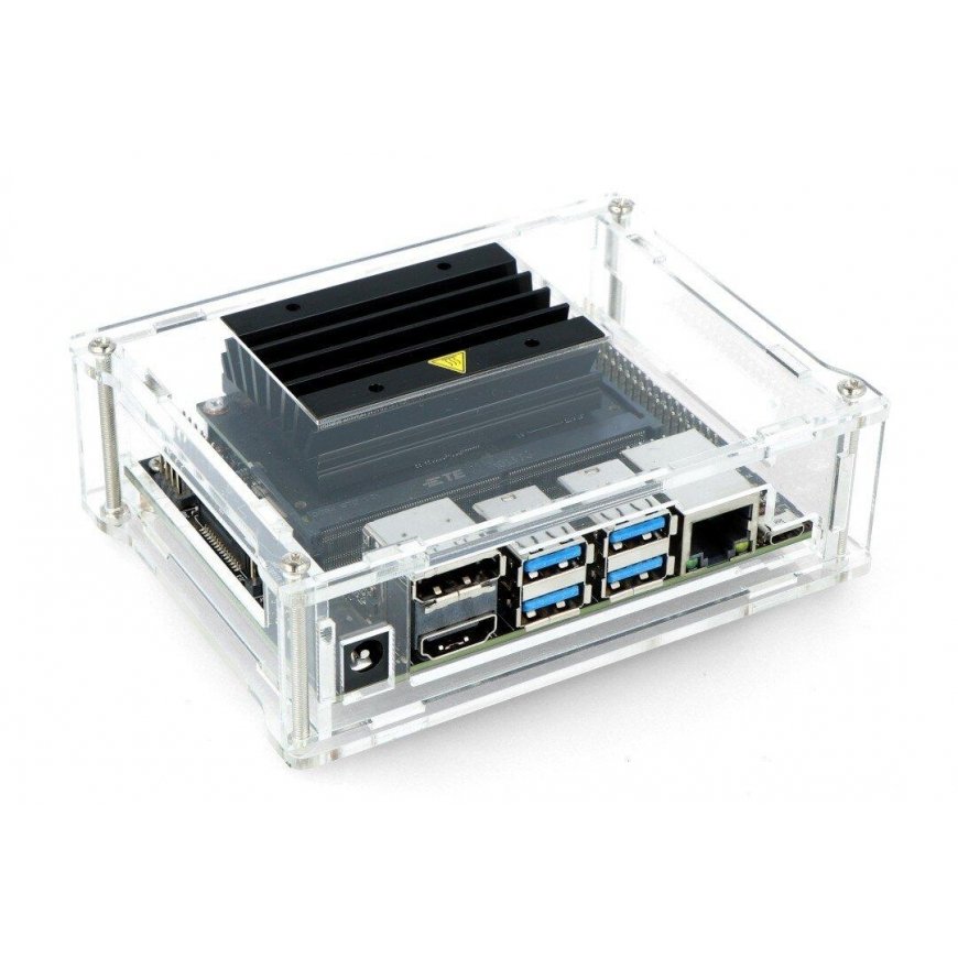 Acrylic case for Nvidia Jetson Nano, clear, Waveshare 16566 – 4