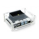 Akrilo dėklas, skirtas Nvidia Jetson Nano, skaidrus, Waveshare 16566 Akrilo dėklas, skirtas Nvidia Jetson Nano, skaidrus, Waveshare 16566