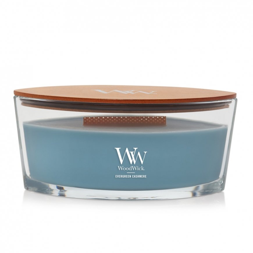 WoodWick Evergreen Cashmere vaska svece Elipses