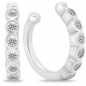 Brilio Silver Brilio Silver Trendy silver earrings with clear zircons EA695W Brilio Silver Brilio Silver Trendy silver earrings with clear zircons EA695W