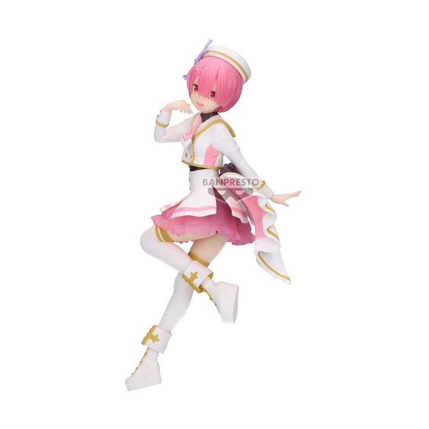 Banpresto Re:Zero Starting Life in Another World Stage Costume Ram figuuri 22cm