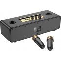 HOCO bluetooth speaker + 2 x wireless microphones BS63 black HOCO bluetooth speaker + 2 x wireless microphones BS63 black