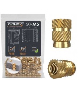 Ruthex M5 srieginis įdėklas – Rx-M5x9.5 - 50 vnt