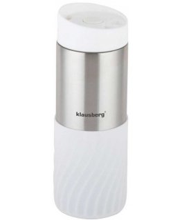 Thermo mug 400ML STAINLESS STEEL 18/8 KLAUSBERG White KB-7635