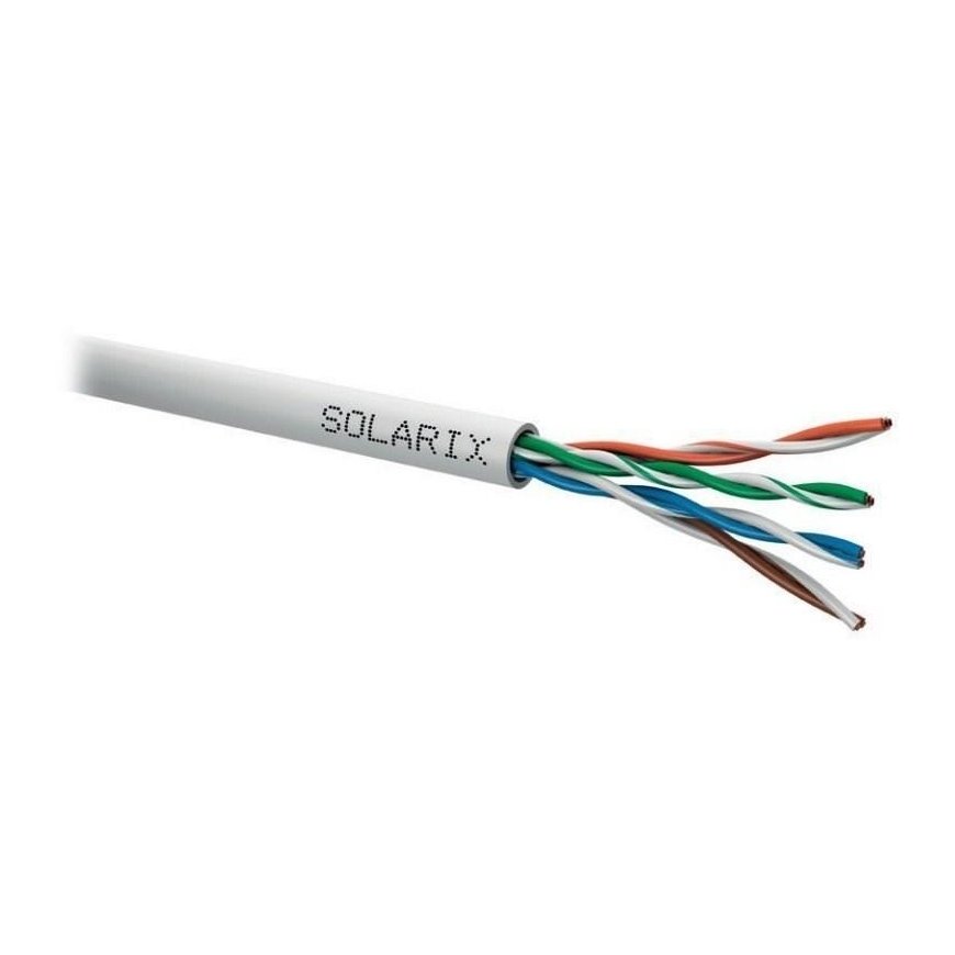 SOLARIX CAT.5E KIERRETTY PARIKAAPELI U/UTP PVC-laatikko 305m – 2