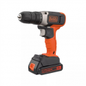 Black & Decker BLACK & DECKER | Akkuporakone | BCD001C2-QW | 18 V | 2x1,5Ah | Litium Black & Decker BLACK & DECKER | Akkuporakone | BCD001C2-QW | 18 V | 2x1,5Ah | Litium