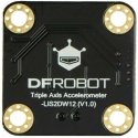 Gravity, LIS2DW12, 3-axis accelerometer ±2g/±4g/±8g/±16g, I2C, DFRobot SEN0409