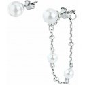 Morellato Elegant asymmetrical silver earrings Perla SAWM08 Morellato Elegant asymmetrical silver earrings Perla SAWM08