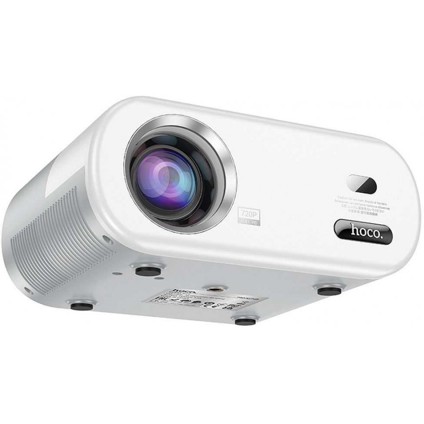 HOCO projector with Android software Wi-Fi Bluetooth 720P DT2 white – 3