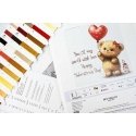 luca S Cross stitch kit "My heart" 24x25cm SB1424 luca S Cross stitch kit "My heart" 24x25cm SB1424