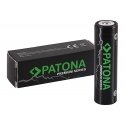 Akumulatorius patona premium pa-la-6516 18650 mygtuko viršus 3350mah, 3,7v, li-io