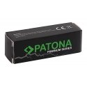 Patona premium pa-la-6516 18650 painikekansi 3350mah, 3.7v, li-io
