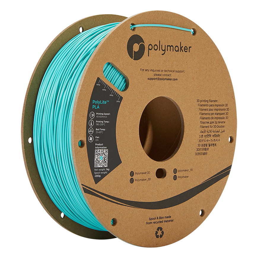 Polymaker PolyLite PLA - 1.75mm - 1kg - Silk Red – 4