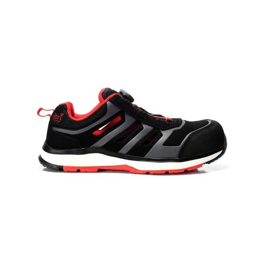 Sandals ELTEN Jo Rapid Boa Black Red easy ESD S1P, black 43 – 2