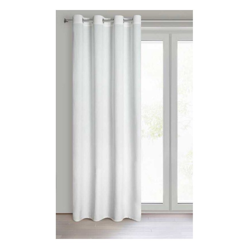 Eurofirany Curtains 140x250 Rosa white velour ready for eyelets D91 – 2