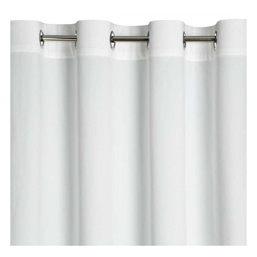 Eurofirany Curtains 140x250 Rosa white velour ready for eyelets D91 – 3
