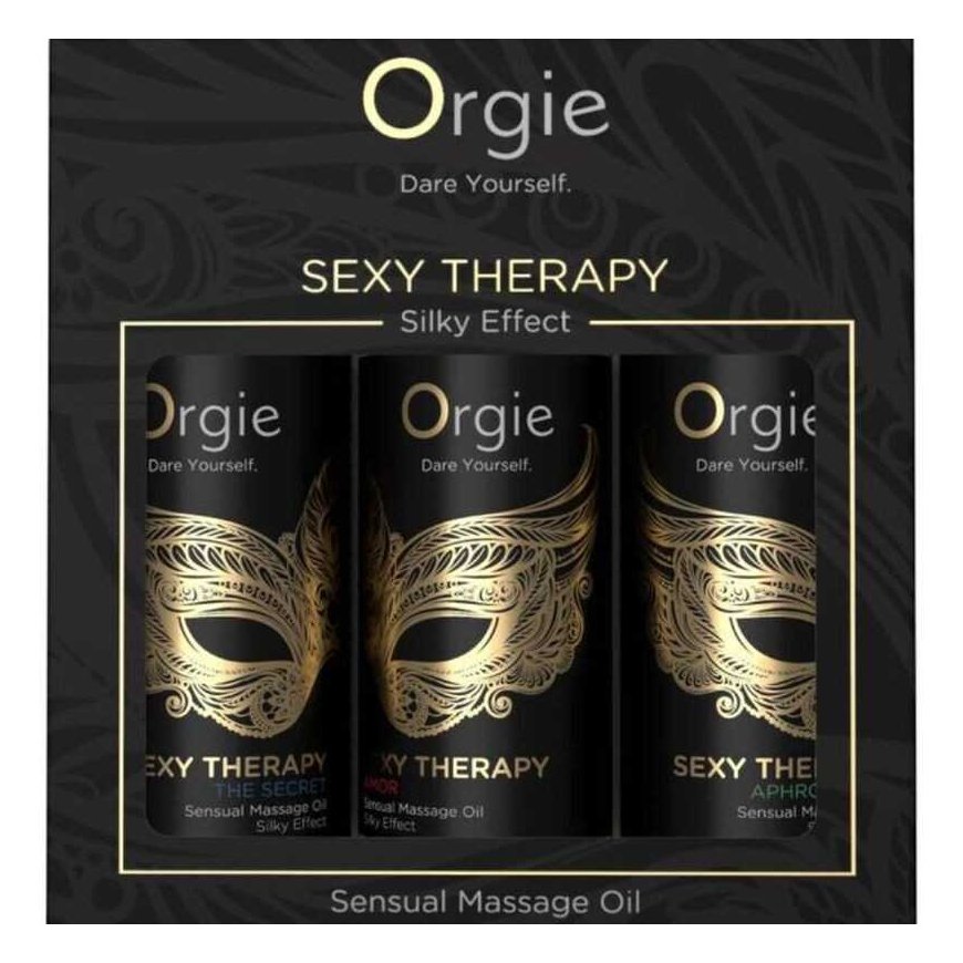 Massage set ORGIE SEXY THERAPY SENSUAL MASSAGE OIL MINI – 4