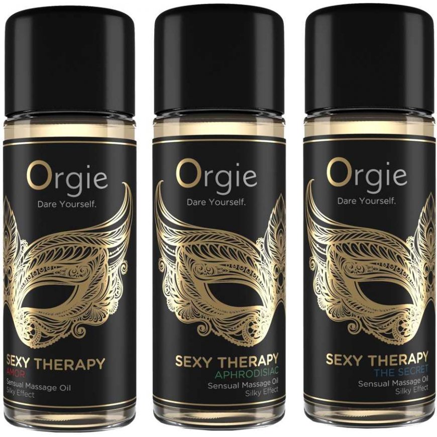 Massage set ORGIE SEXY THERAPY SENSUAL MASSAGE OIL MINI – 5